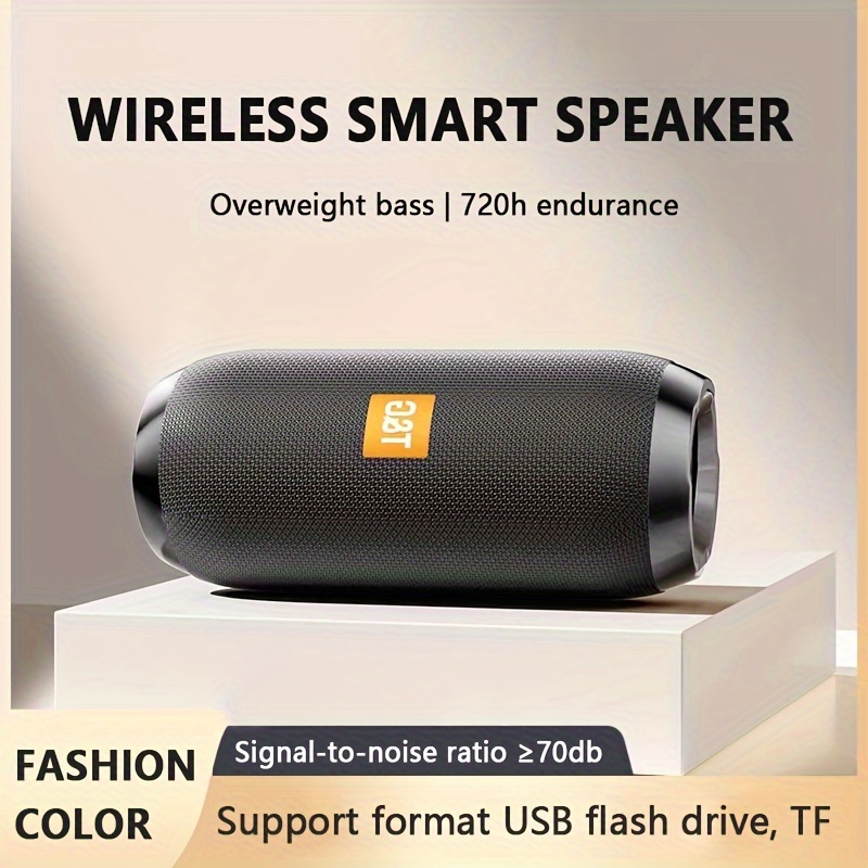 Mini altavoces Bluetooth portátiles A7, ligero altavoz inalámbrico pequeño  estéreo 5.2 TWS - Puerto USB, lector TF, carga micro USB con auxiliar en