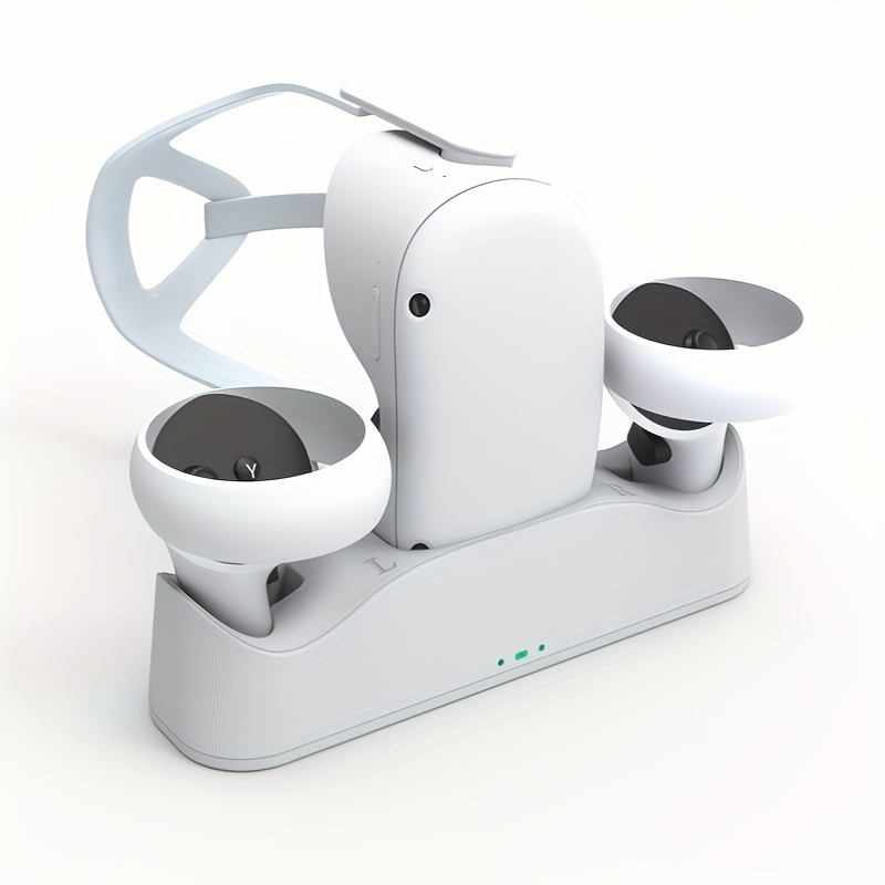 Suitable For Oculus Quest 2 Vr Glasses Handle Magnetic Suction Charging  Base - Temu Austria