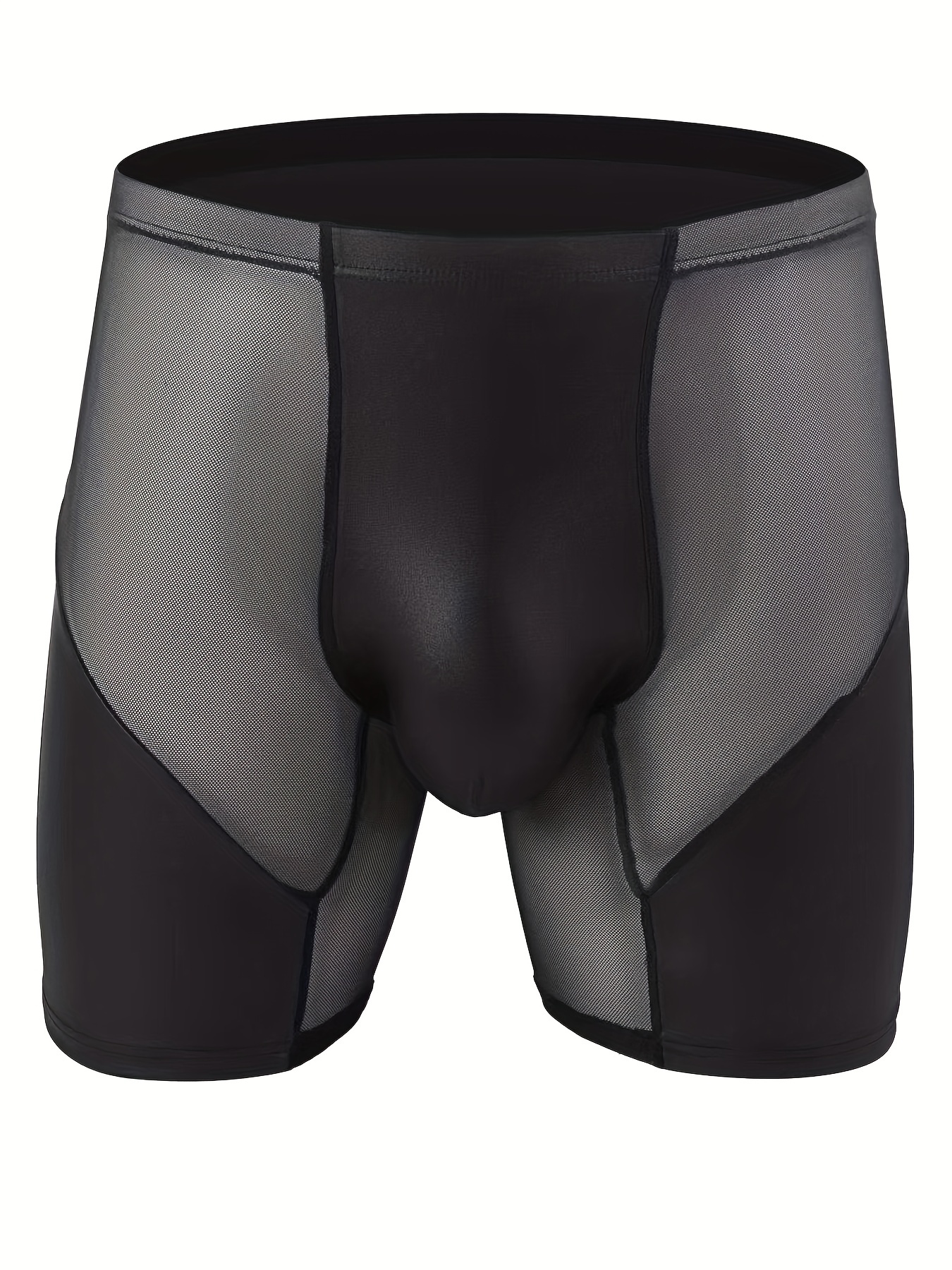 Men's Boxer Shorts Lycra Cotton Underwear U Convex Pouch