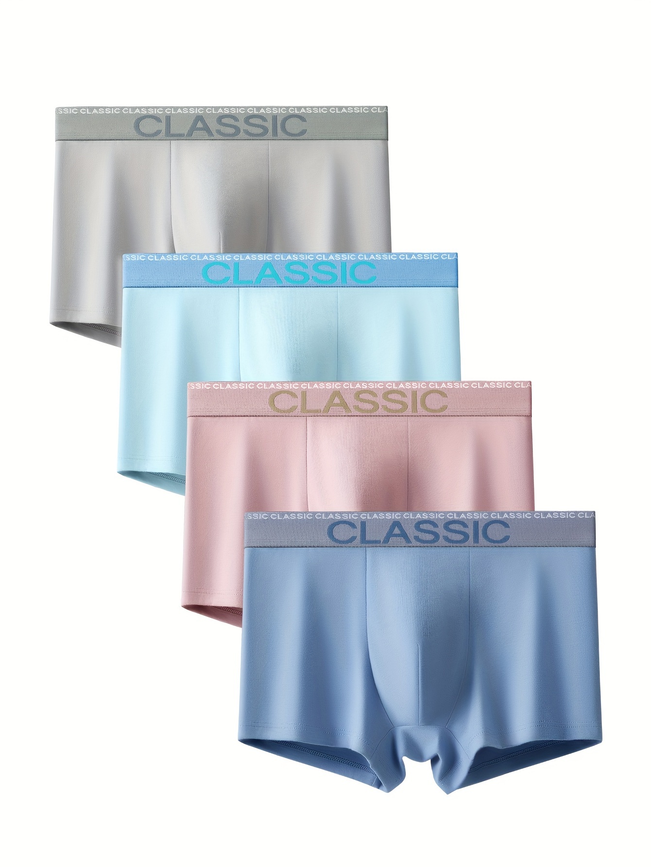 Men's Micro Modal Underwear Cotton Breathable Boxer Briefs Bulge