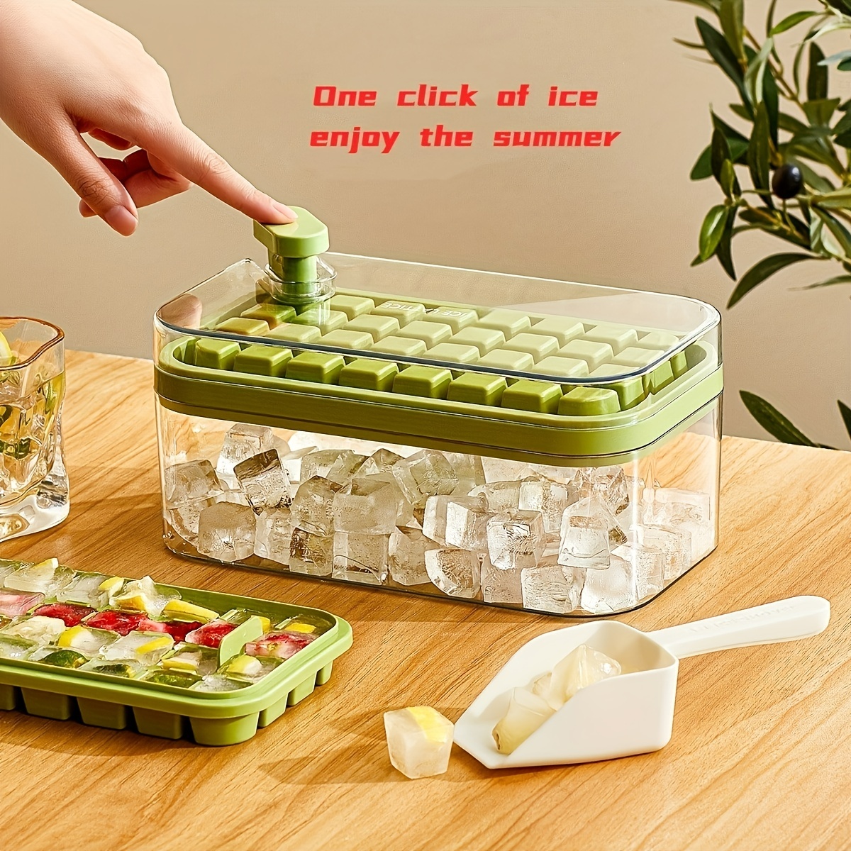 Big Ice Cube Ice Tray Minimalist Plain Multi grid Ice Cube - Temu