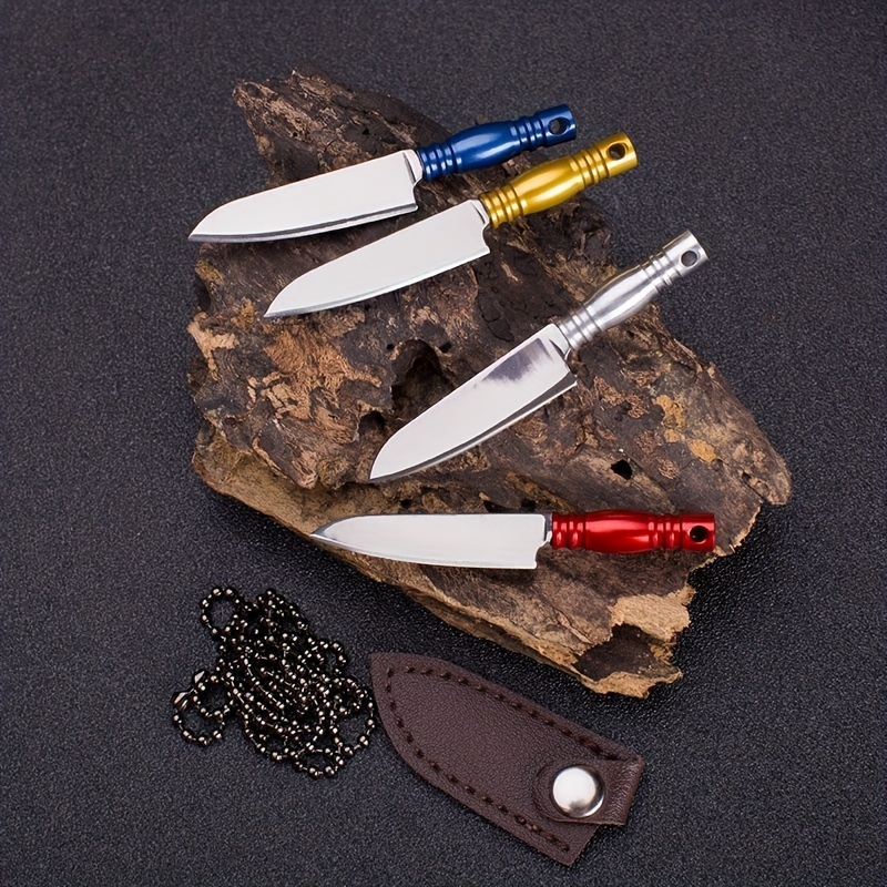 Home Decor Clearance,Mini Small Kitchen Knife Forged Knife Accessories  Portable Keychain Small Knife Piece Express Cut Fruit Pocket Small Money  Knife