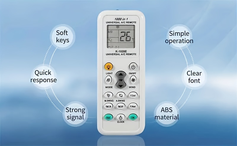 universal a c remote control compatible with   and models easy temperature control and   details 1