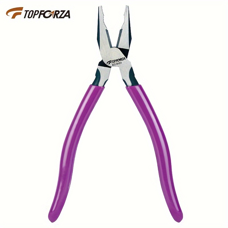 

1pc Combination Pliers, High Leverage Lineman Pliers, Cr-v Steel Wire Cutters, Car Factory Repair Hand Tools