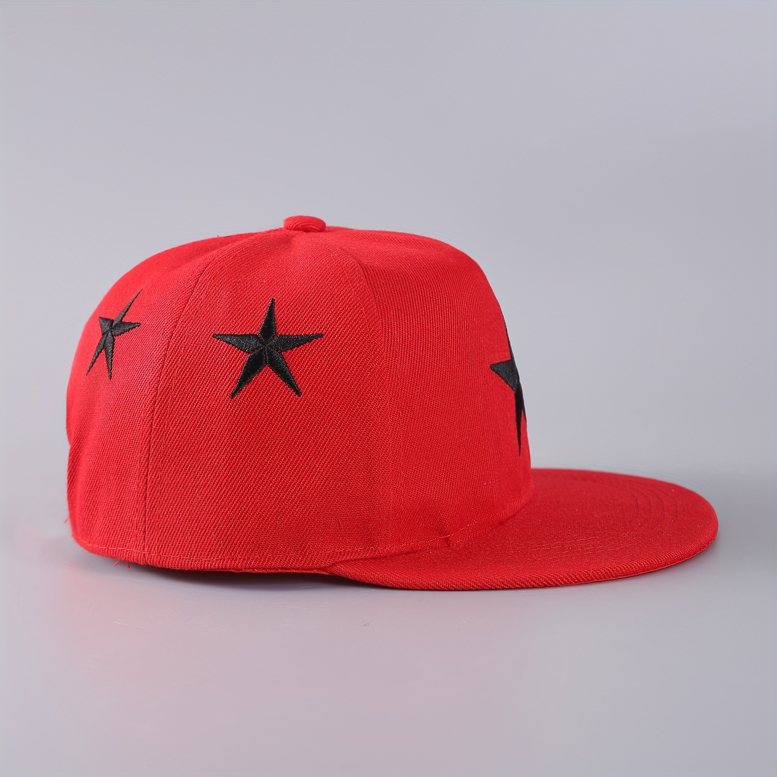 Embroidered Mesh Cap, Embroidery Baseball Cap, Five-pointed Star