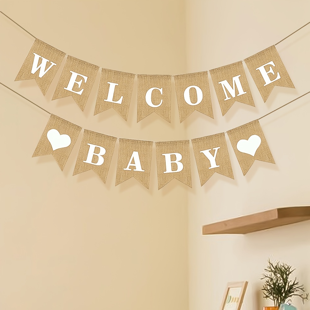 Golden Oh Baby Love Pull Flag Perfect Baby Shower Birthday - Temu