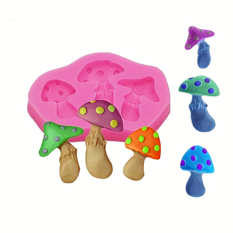 Mushroom Silicone Mold Cake Molds Fondant Molds Sugar Craft  Chocolate Moulds Tools Cake Decorating Baking Accessories 3D Mushroom molds  Silicone Shapes for Chocolate : Arts, Crafts & Sewing