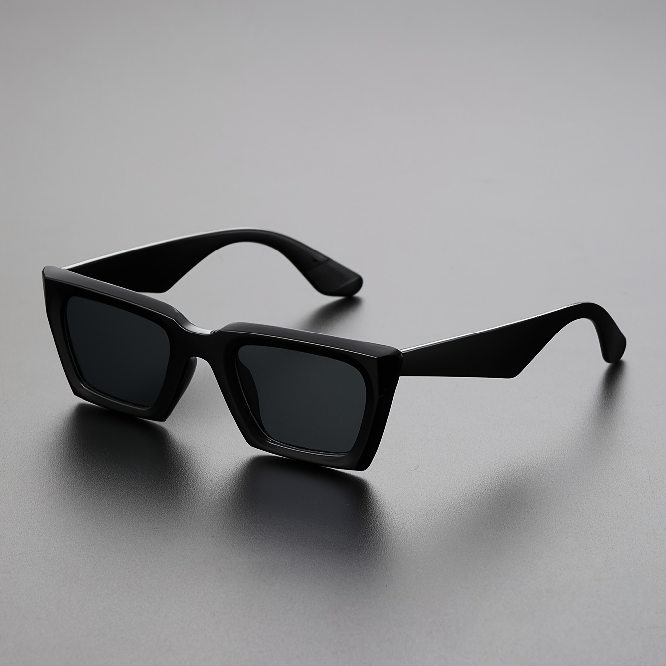 1pc Men's Fashion Black Full Frame Sunglasses, ideal choice for gifts