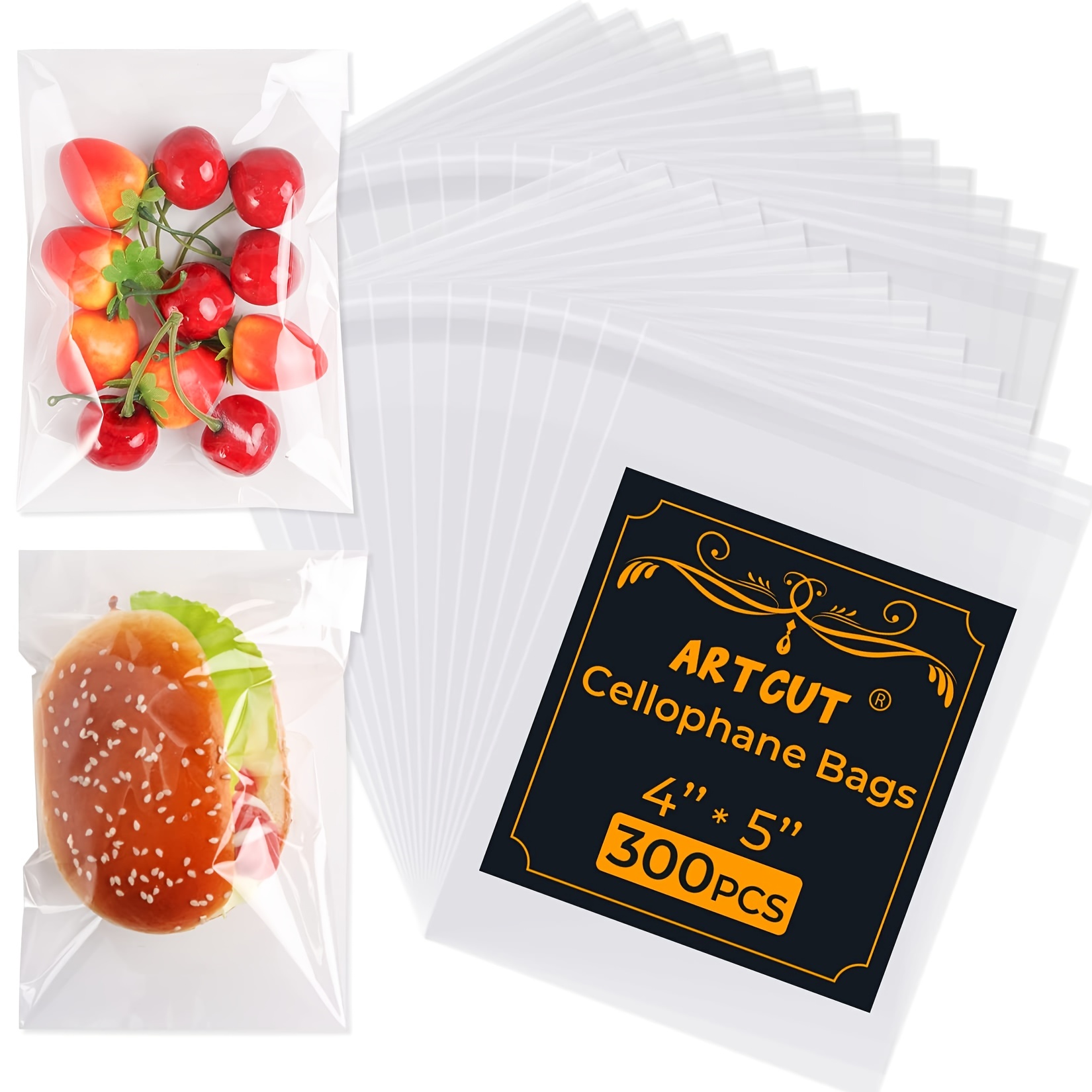 Buy Generic Sweet Cone Bags, 150Pcs Cellophane Bags Sweet Bags With Twist  Ties, Plastic Sweetie Cones Bags Clear Sweet Cone Bags And Ties For Snacks  Popcorn Chocolates Candy Party(11.8