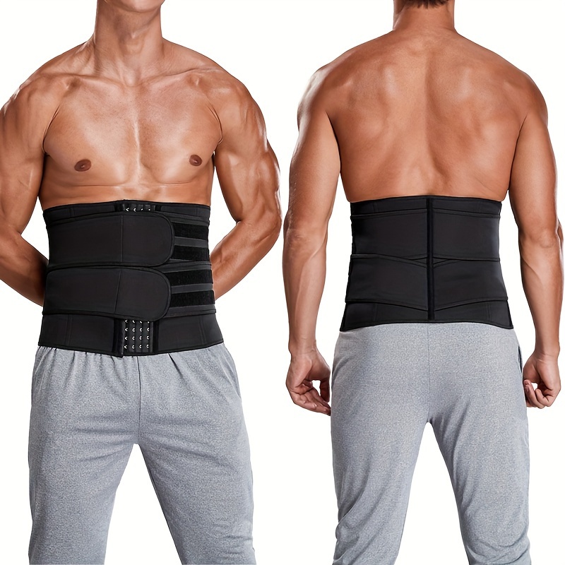Fat Burner Waist Trainer Trimmer Belt Back Support Wrap Gym Body