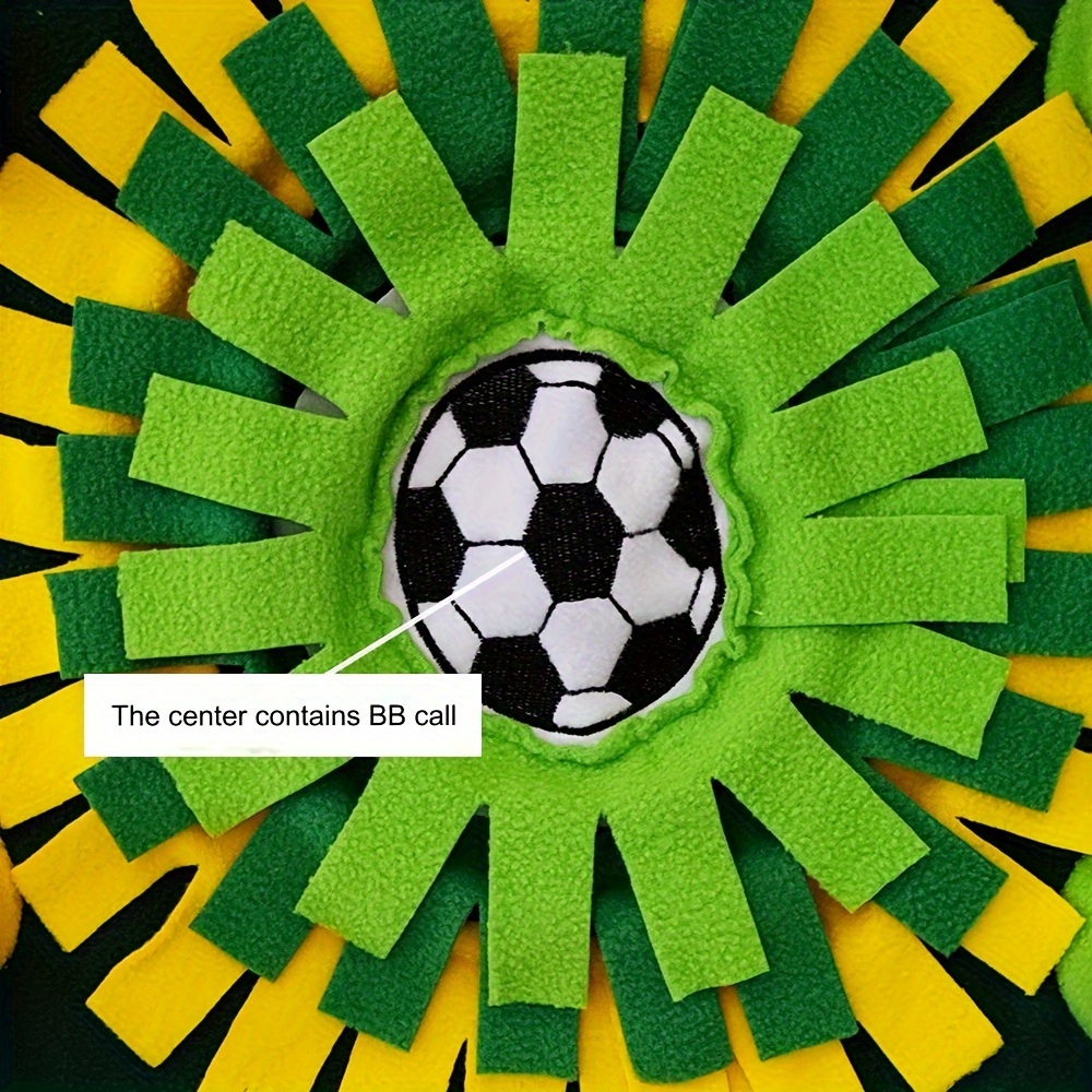 Dog Snuffle Mat Football Field Shape Pet Slow Feeding Pad Pet