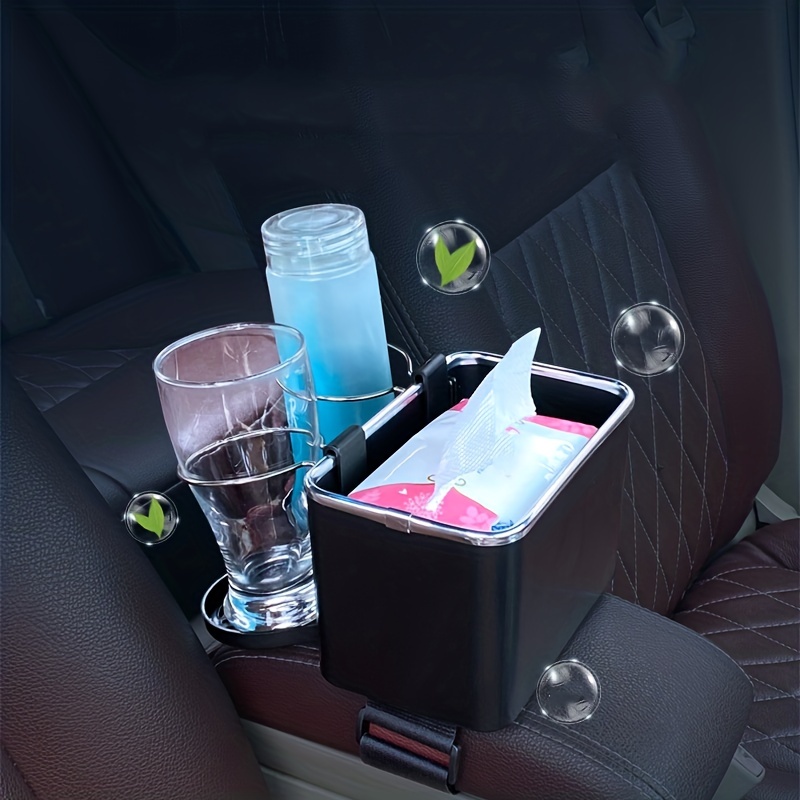 1 Stück Auto-Armlehnen-Aufbewahrungsbox Mit Getränkehalter, Auto-Organizer,  Taschentuch-Aufbewahrung, Multifunktionale