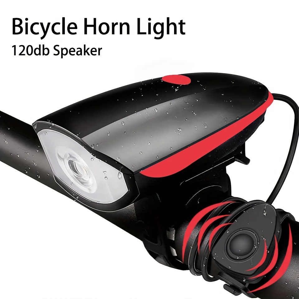 Super Brillante Luz De Bicicleta Al Aire Libre, Luces De Bicicleta  Impermeables, Faros De Bicicleta LED Con Altavoz Más Fuerte, Accesorios De  Biciclet