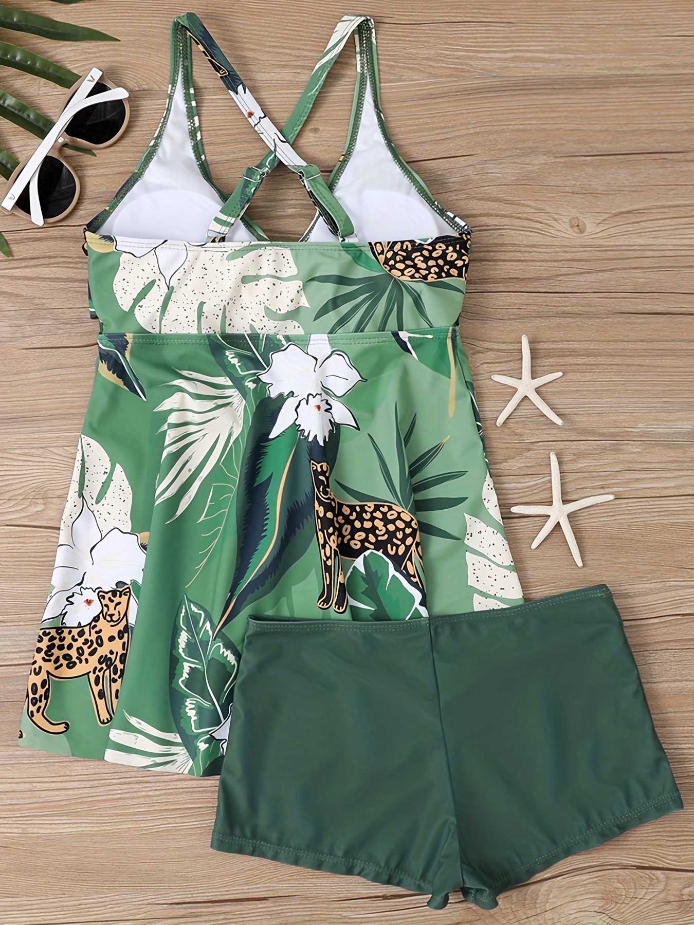 Kids Cross Back Tankini