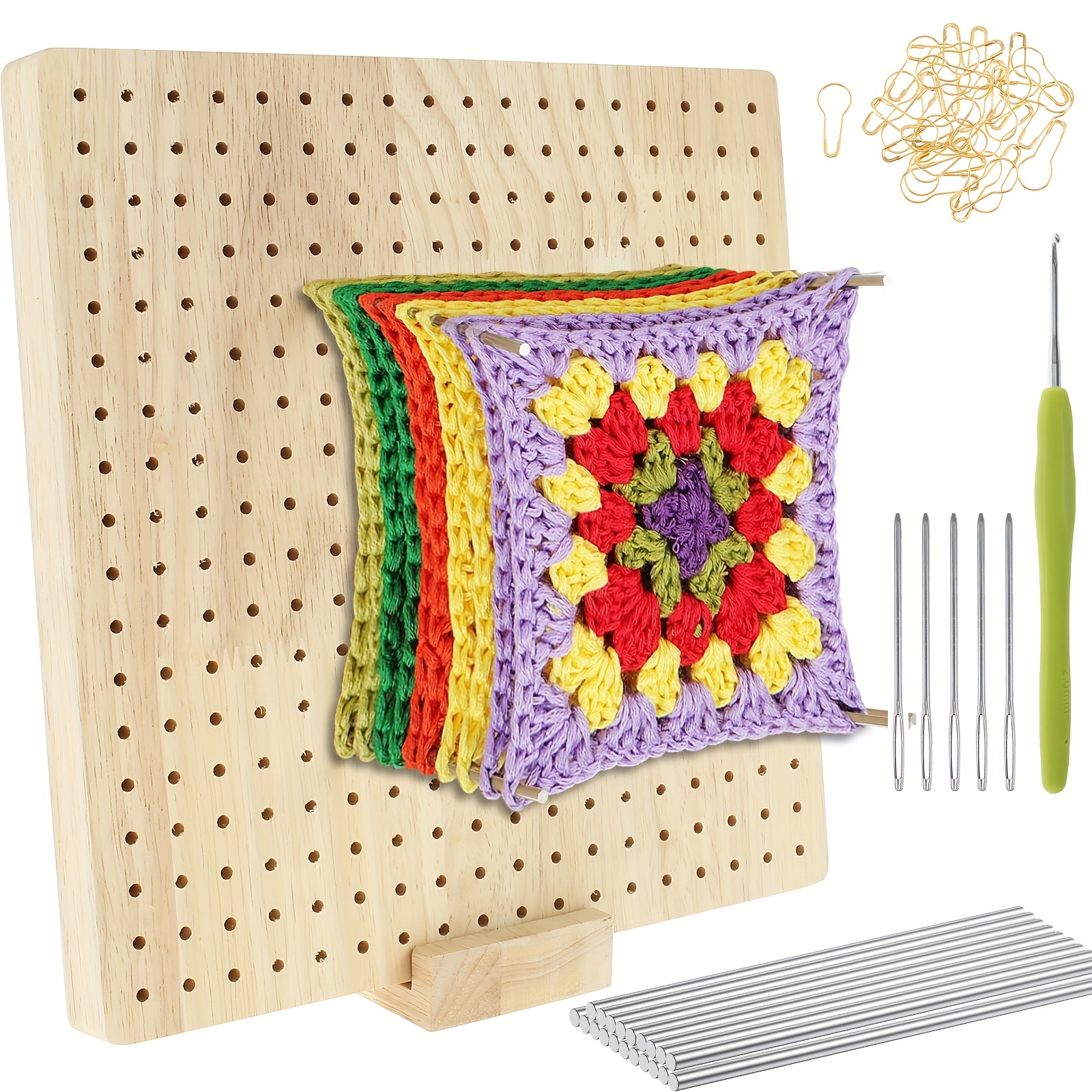 Crochet Blocking Board Wooden Handcrafted Knitting Blocking - Temu United  Arab Emirates