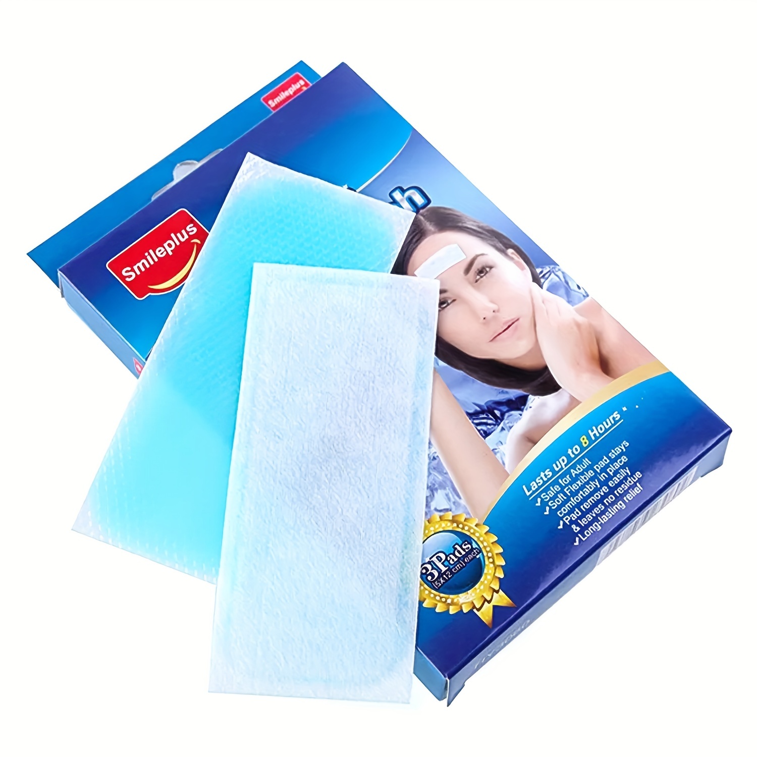 5 Pack Well Patch Cooling Headache Pads Migraine 4 In A Box Lasts Up To 8  Hours