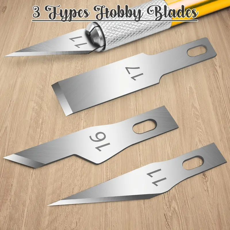 Exacto Knife Upgrade Precision Carving Craft Knife Hobby Knife Kit 40 Spare  Knife Blades For Art, Scrapbooking, Stencil