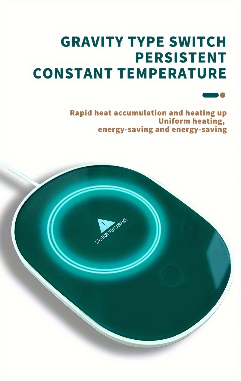 Intelligent Thermostatic Heating Coaster Insulation Base - Temu