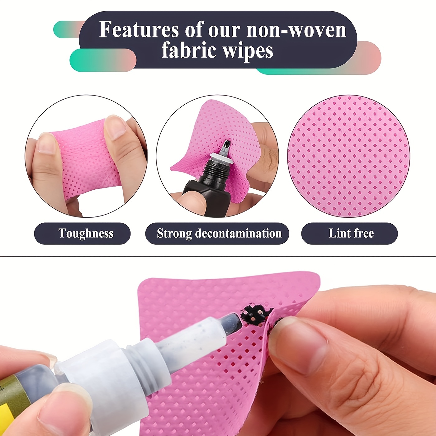 Lint-free Cotton Cloth, Suitable For Eyelash And Nail Cleaning, Glue Wiping  Cloth, Non-woven Wipes, Practical Wiping Tool - Temu Australia