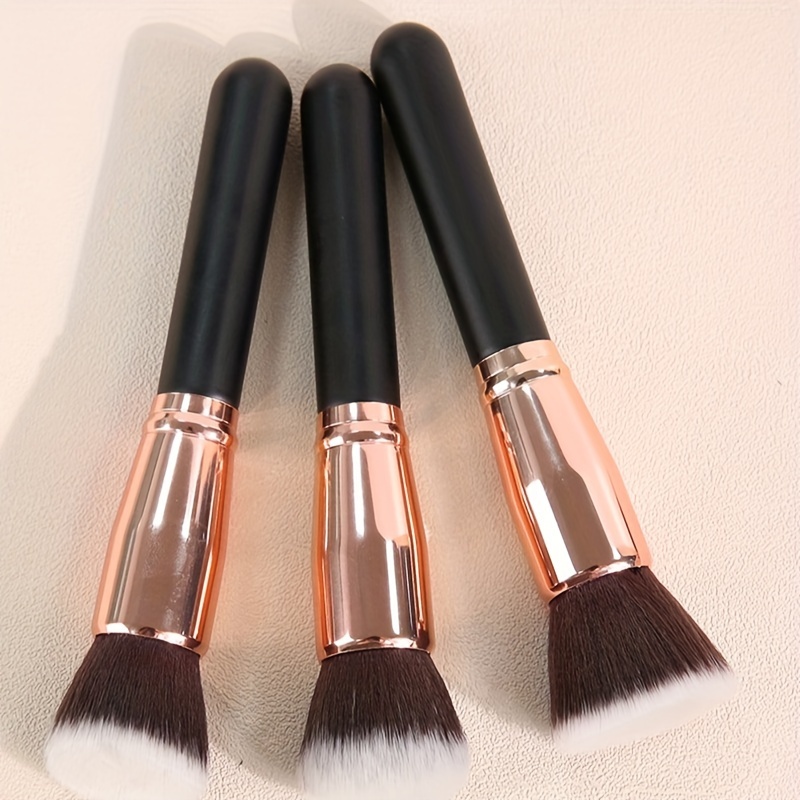 Makeup Brush Foundation Brush Flat Head Round Head Blush - Temu