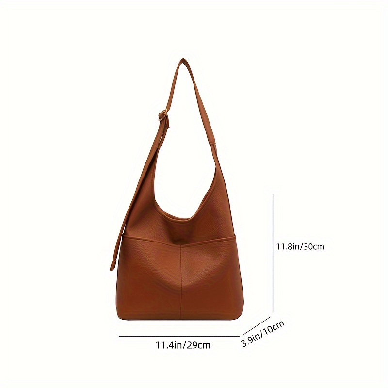 Bolso de mano para mujer, Bolso de mano de cuero PU, Bolso cruzado