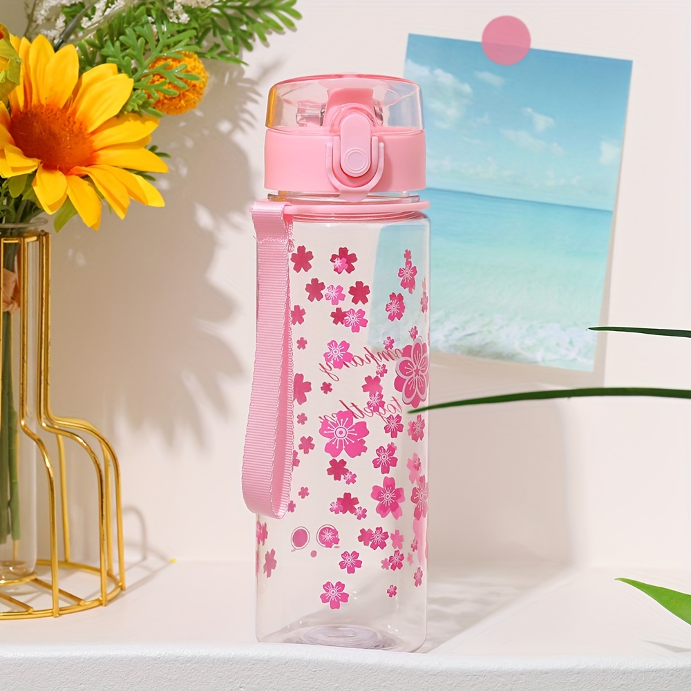 Classic Fashion Transparent Water Bottle Adult Portable - Temu