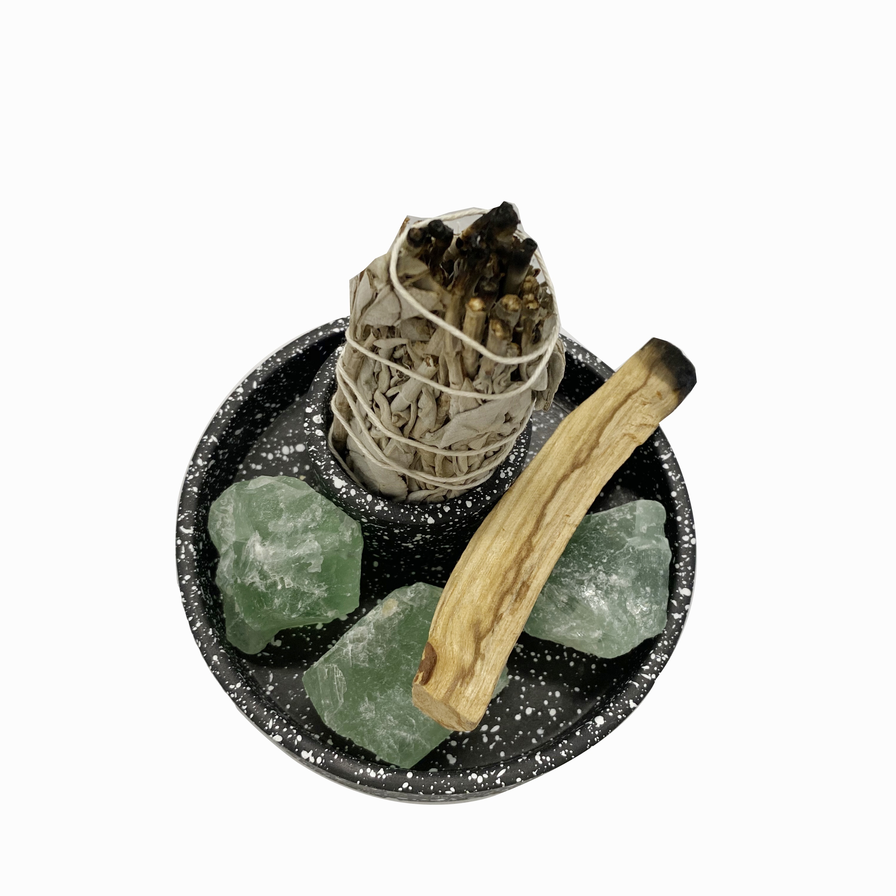  Soporte de Palo Santo – Soporte de madera hecho a mano para  varillas de incienso y manchas de salvia blanca – Práctico y hermosa pieza  de exhibición para practicantes de Wicca –