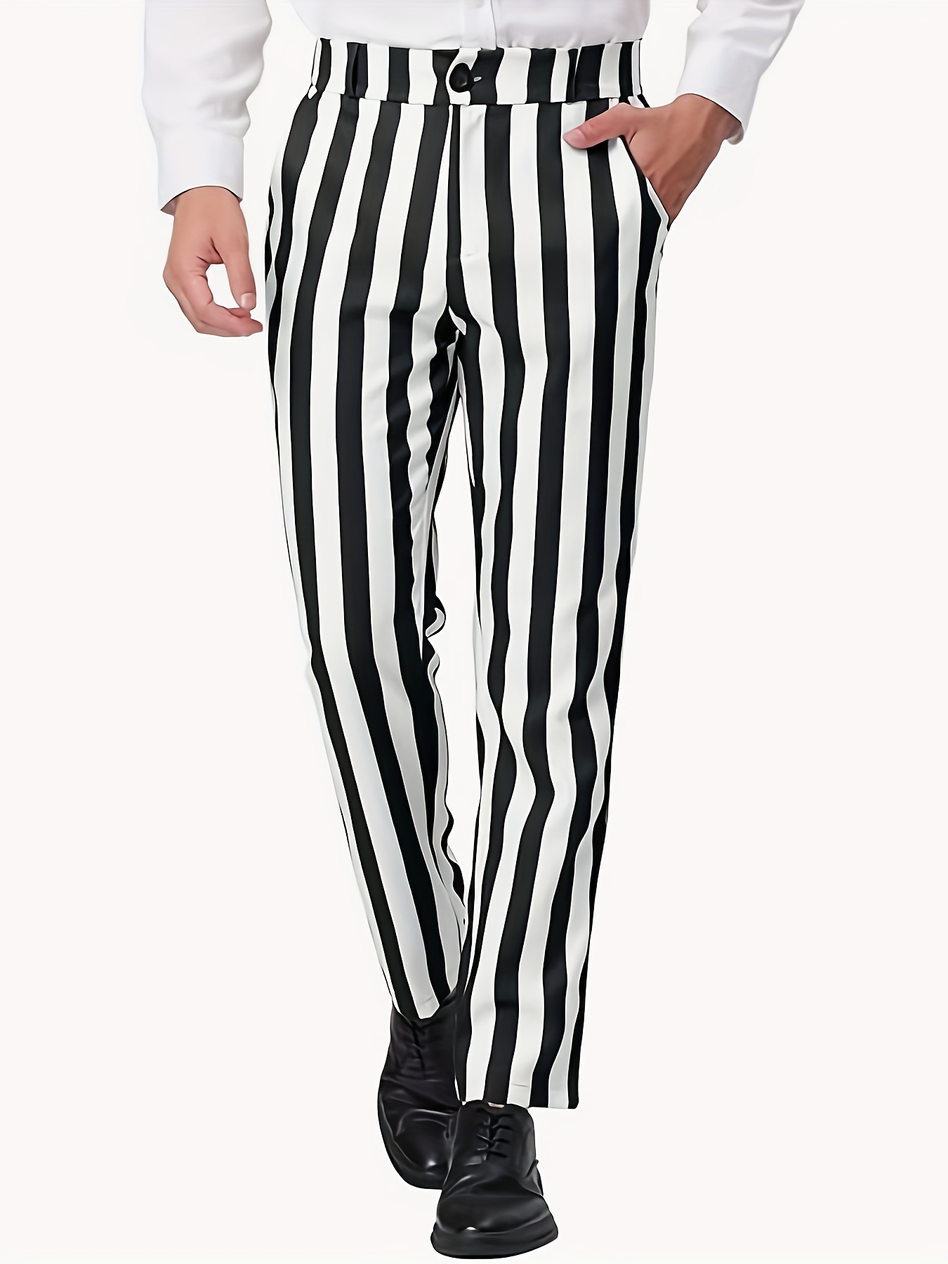 Mens Horizontal Striped Pants - Temu