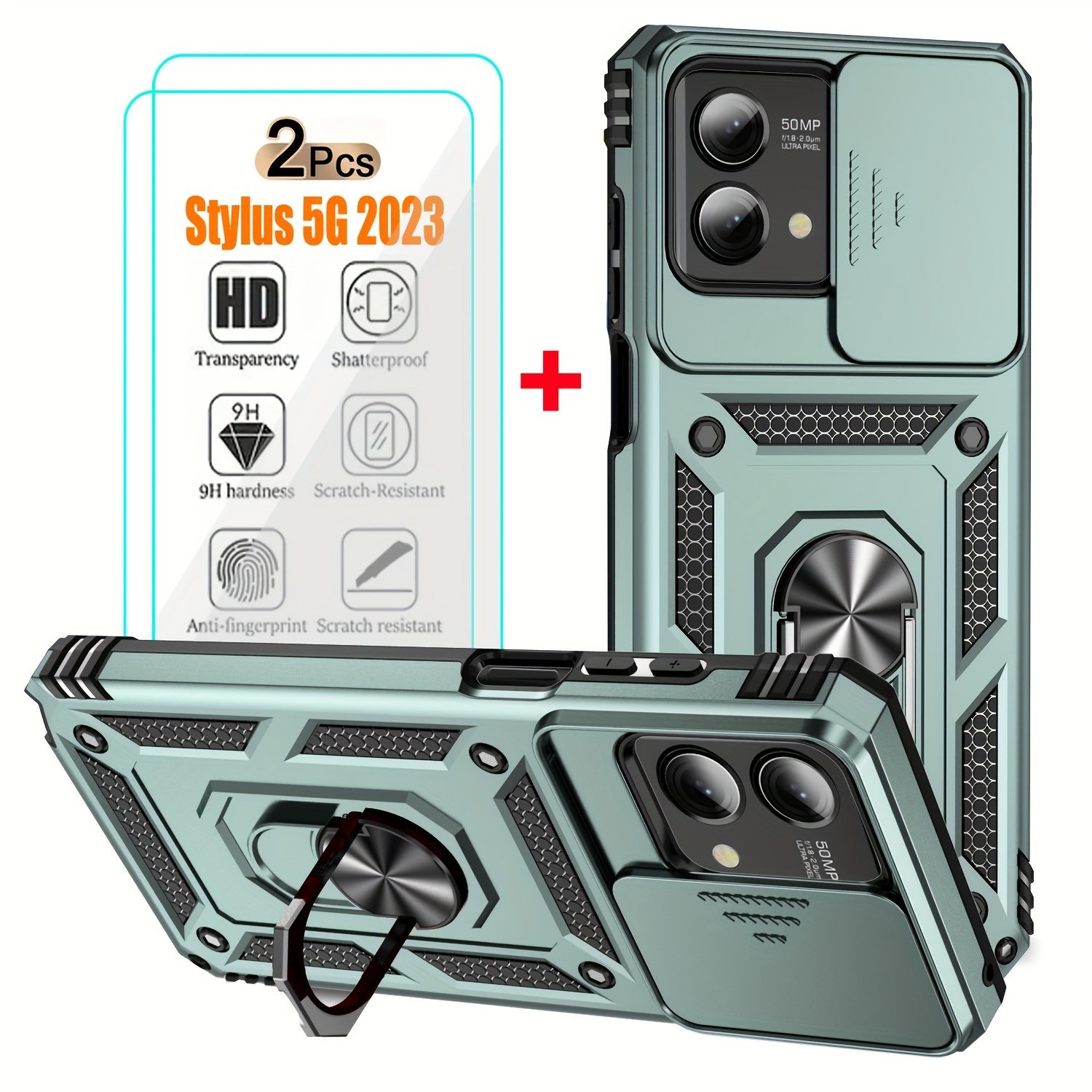 For Motorola Moto G Stylus 5G 2023 2022 2021 Case Kickstand +