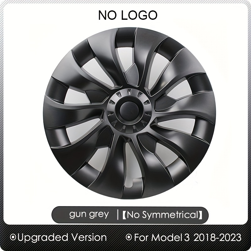 1pc Radkappe 18 Zoll Leistungsersatzradkappe Auto-Nabenkappe  Vollabdeckungszubehör Für Tesla Model 3 18 Zoll 2021 2018-2023