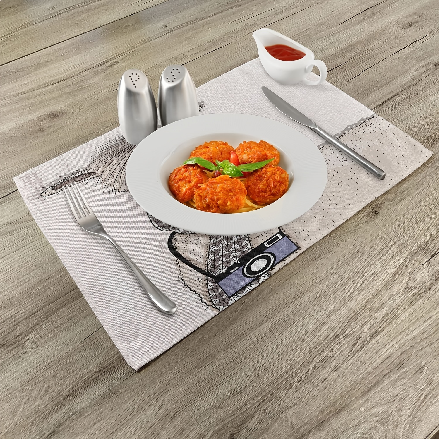 Kitchen Utensils Silicone Dining Mat Animal Shape Placemat Table