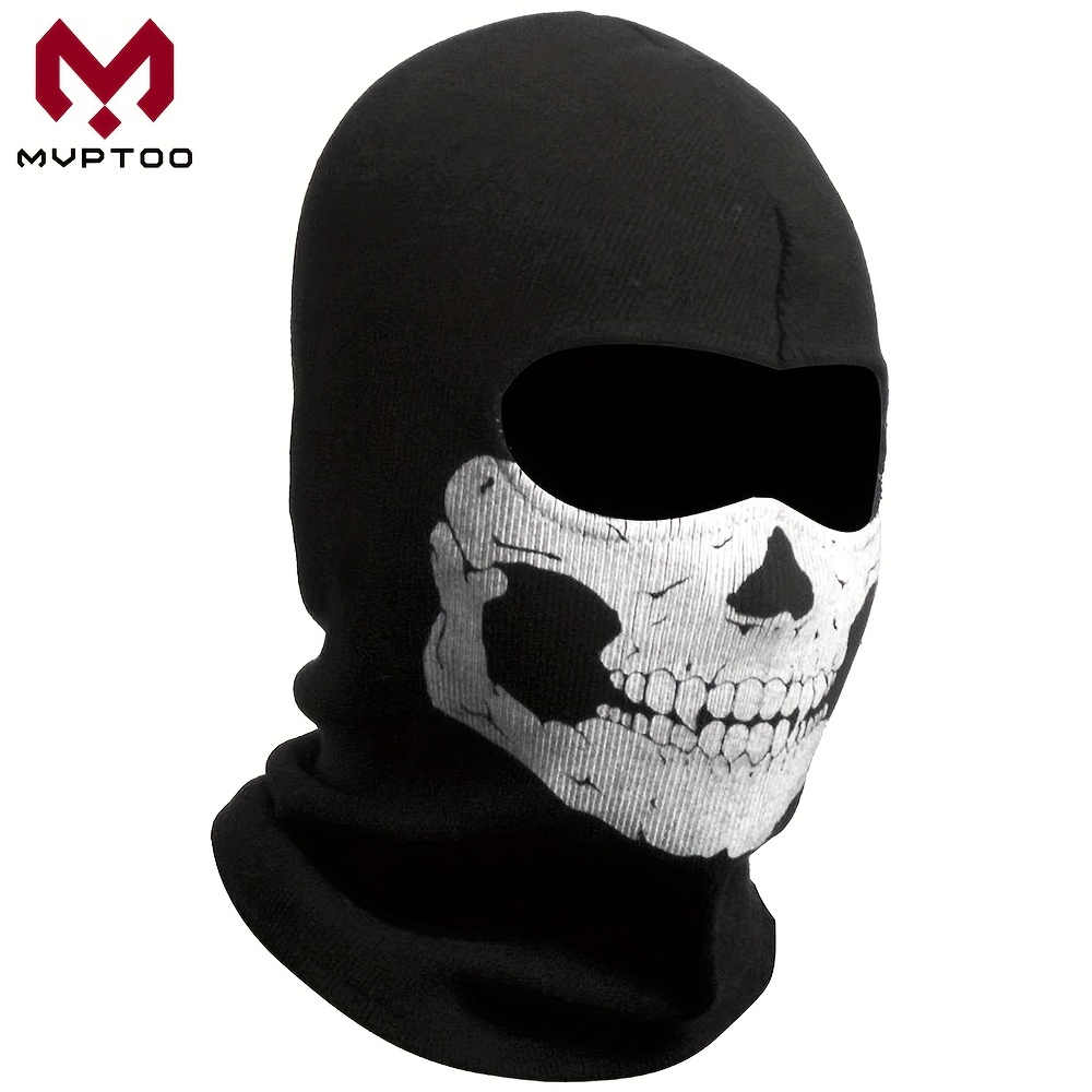 

3d Skeleton Scary Ghost Balaclava Face Mask For Cosplay Costume Halloween Party