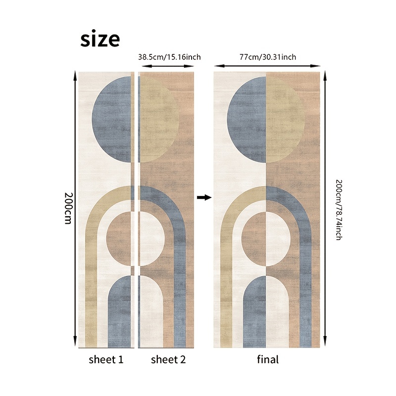 TILUB Adesivo Per Porte Appendiabiti Semplici 3D Adesivi Per Porte  Interne,Rimovibile Adesivi Per Porte Autoadesivo Impermeabile Decorazioni  Casa Porte Decalcomanie In Vinile 77X200Cm : : Casa e cucina