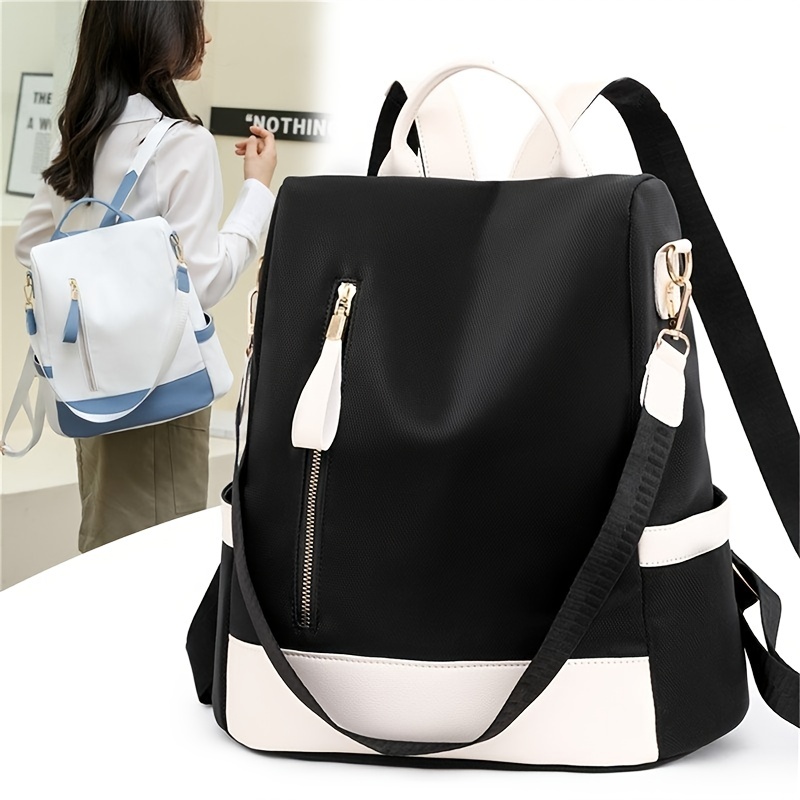 Fashion GD Flower Printing Faux Leather Women's Rucksack Purse Daypack For  Girl Shopping Backpack, Fashion Backpacks