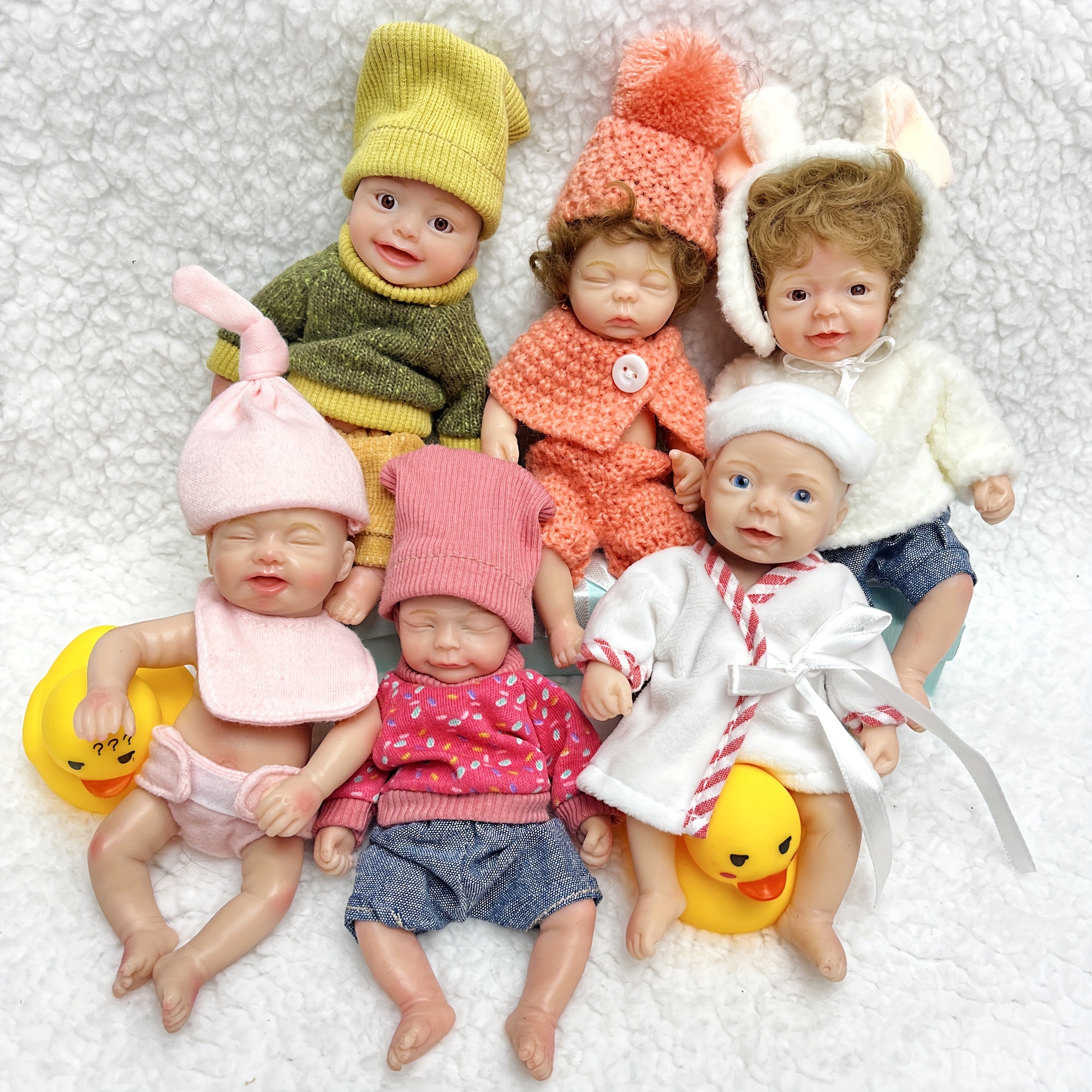 Japanese Style Realistic Mini 28CM Full Soft Solid Silicone Doll