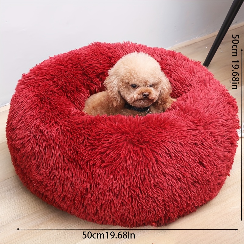 Fluffy best sale round dog