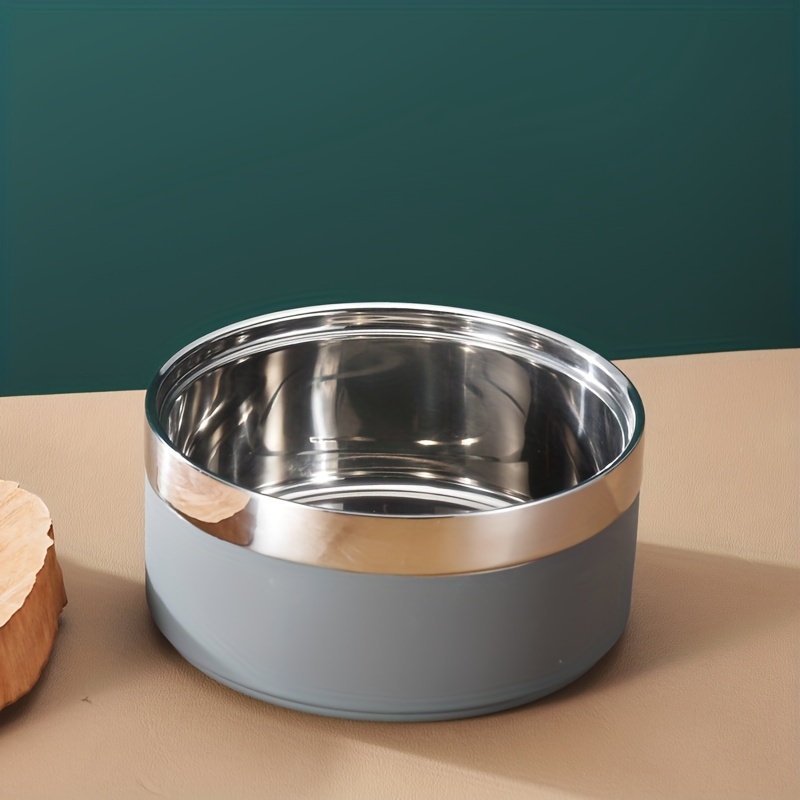 Premium Double-layer Stainless Steel Pet Bowl - Anti-slip & Anti