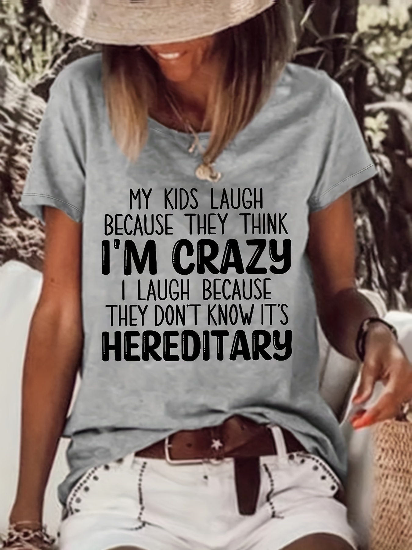  I'm A Lot Funny Saying Women T-Shirt : Clothing, Shoes & Jewelry