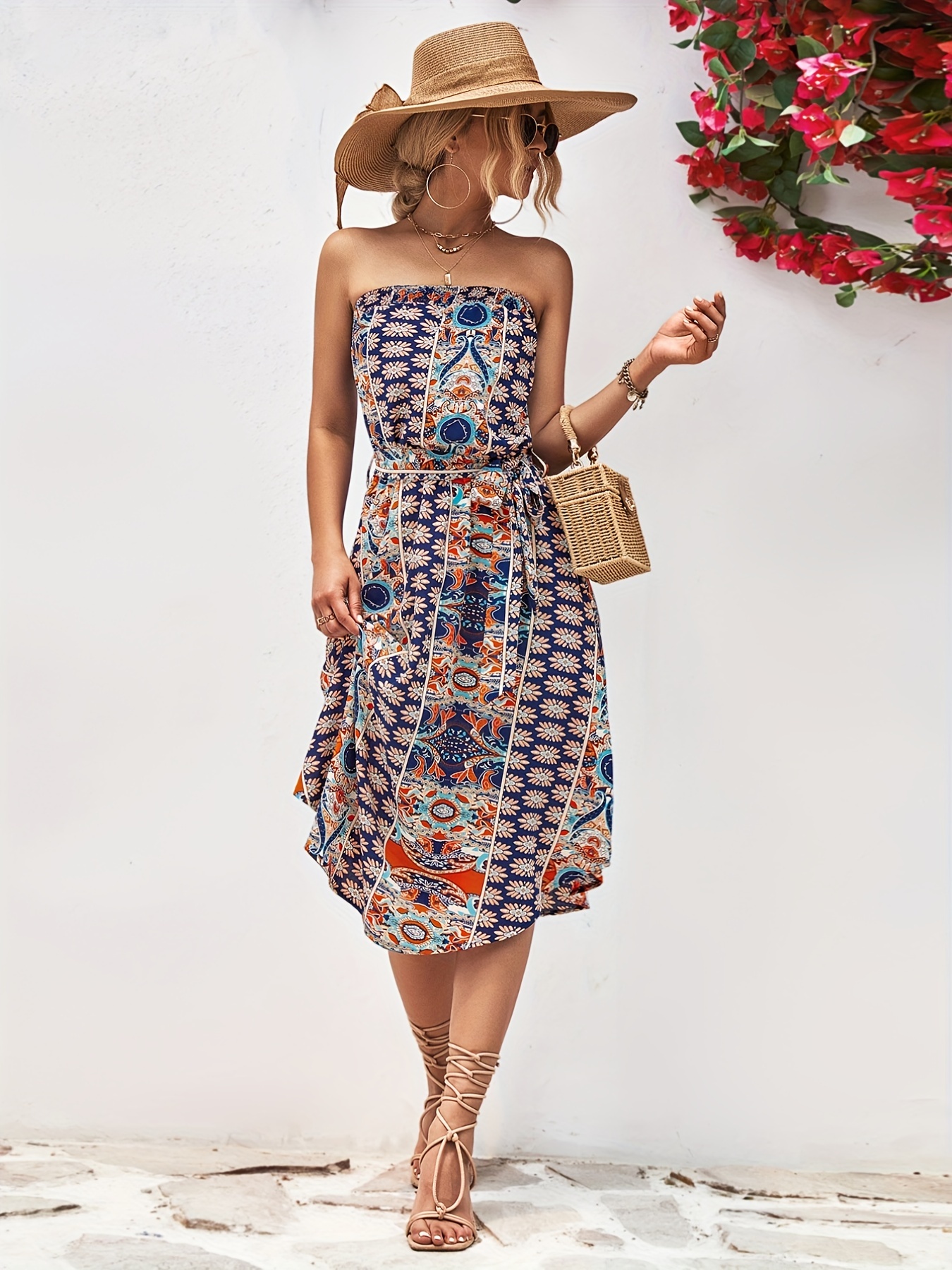 Bohemian tube outlet dress