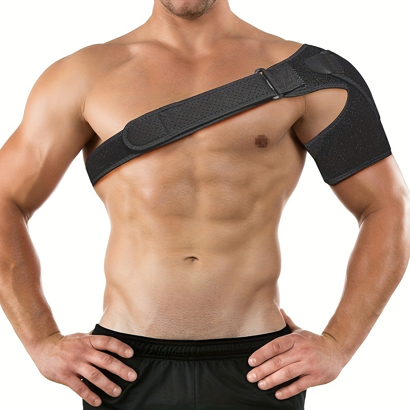 Recovery Shoulder Brace For Men And Women, Stability Support Adjustable Fit  Sleeve Wrap, Relief For Shoulder Injuries And Tendonitis, One Size Regular