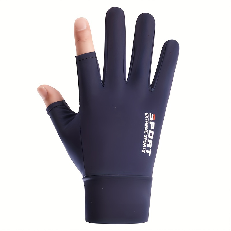 Outdoor Sunscreen Gloves For Men Women Summer Ice Silk Thin Style