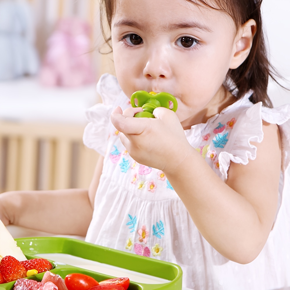 Baby Licking Spoon Baby Learning To Eat Training Spoon Baby - Temu