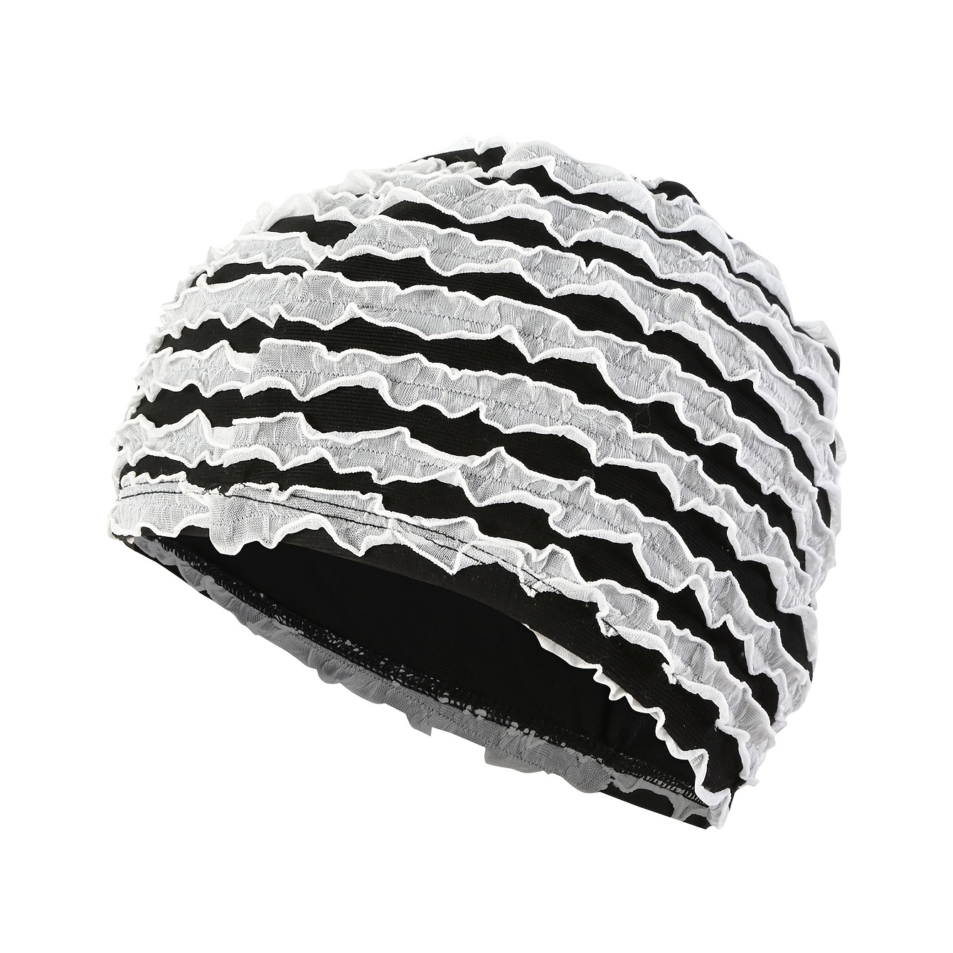 Couleur gris Bonnet de bain en Silicone pour hommes, grande taille