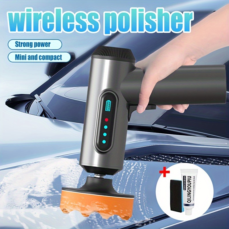 Upgraded Cordless Car Buffer Polisher Small Buffer Polisher for Car  Detailing Car Waxing/Scratch Removing/Home Appliance - AliExpress