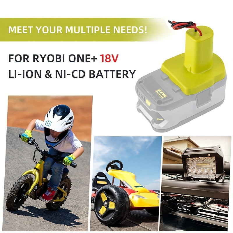 Battery Adapter For Ryobi 18v Lithium Battery - Temu