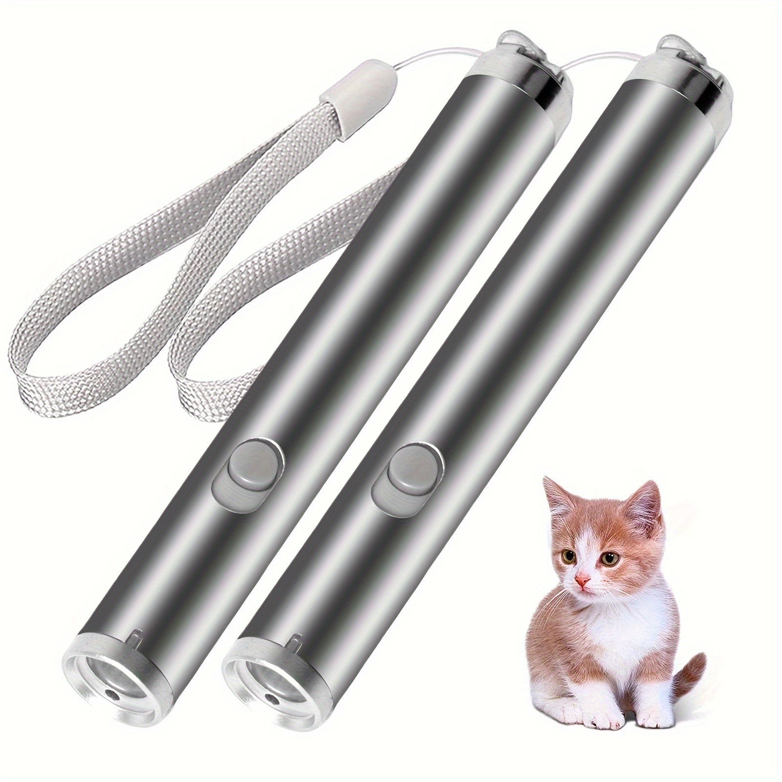 Justgreenbox - Pointeur laser de formation de chat de jouets d'animal  familier rechargeable d'USB avec la lampe de poche de LED - 1269671 -  Lasers - Rue du Commerce
