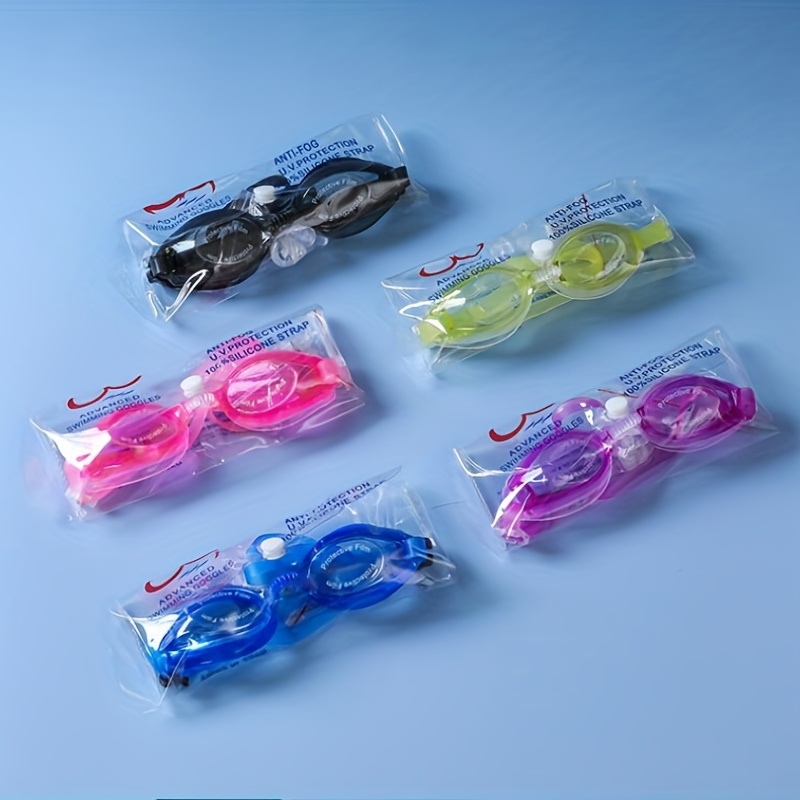 

Adjustable Swimming Diving Glasses With Nose Clip Ear Plugs, Waterproof Anti Fog No Leaking Swimming Eyewear For Adults
