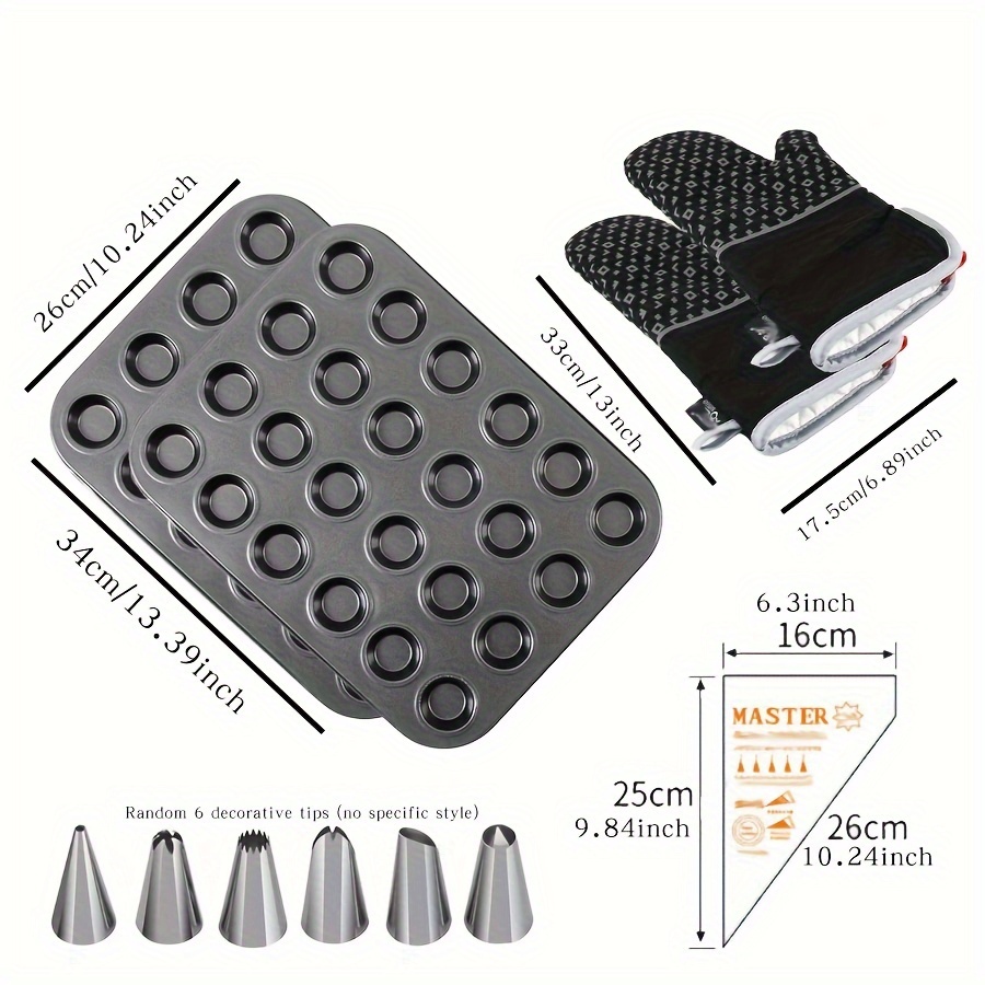 13pcs Juegos De Horneado Para Cocina Moldes Para Pasteles - Temu Chile