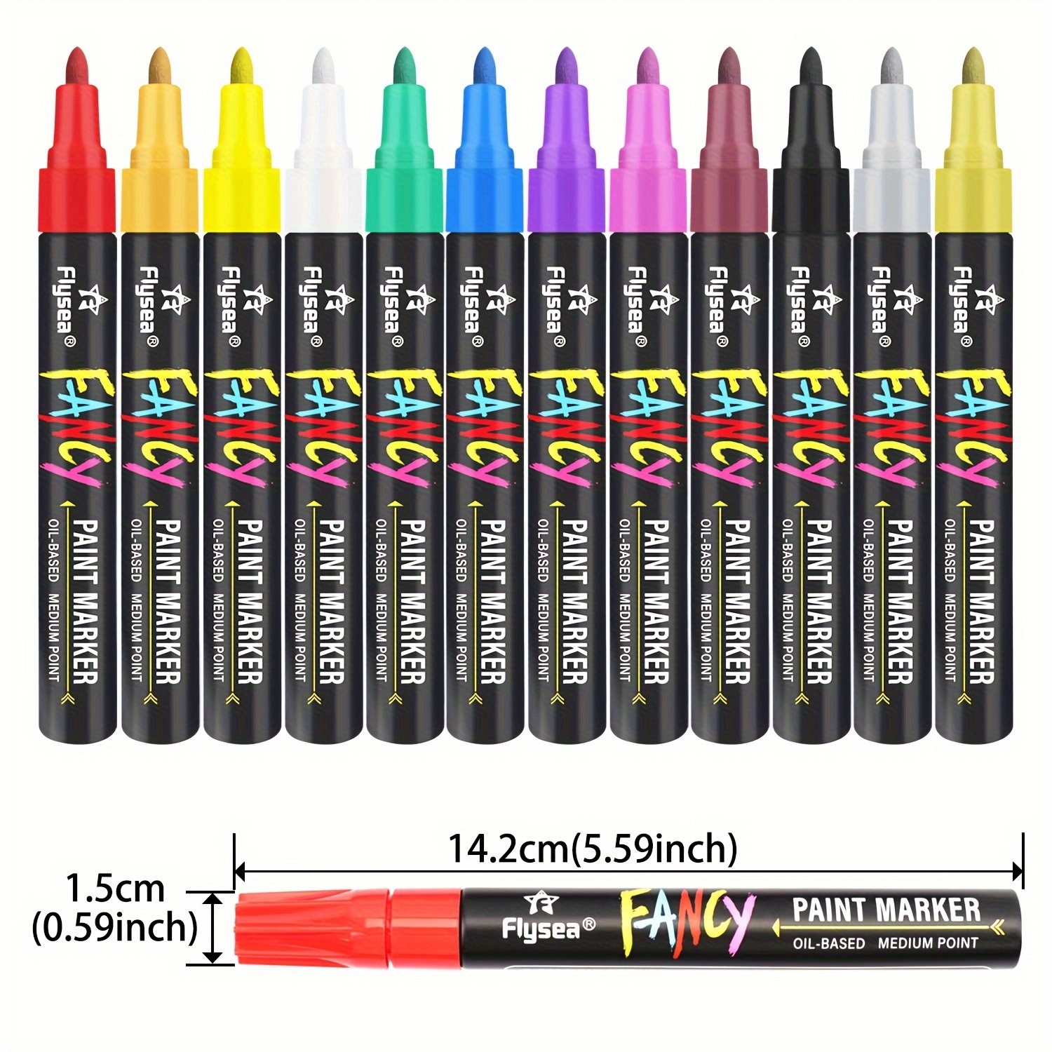 Paint Markers Pens painting Markers waterproof Quick Dry And - Temu