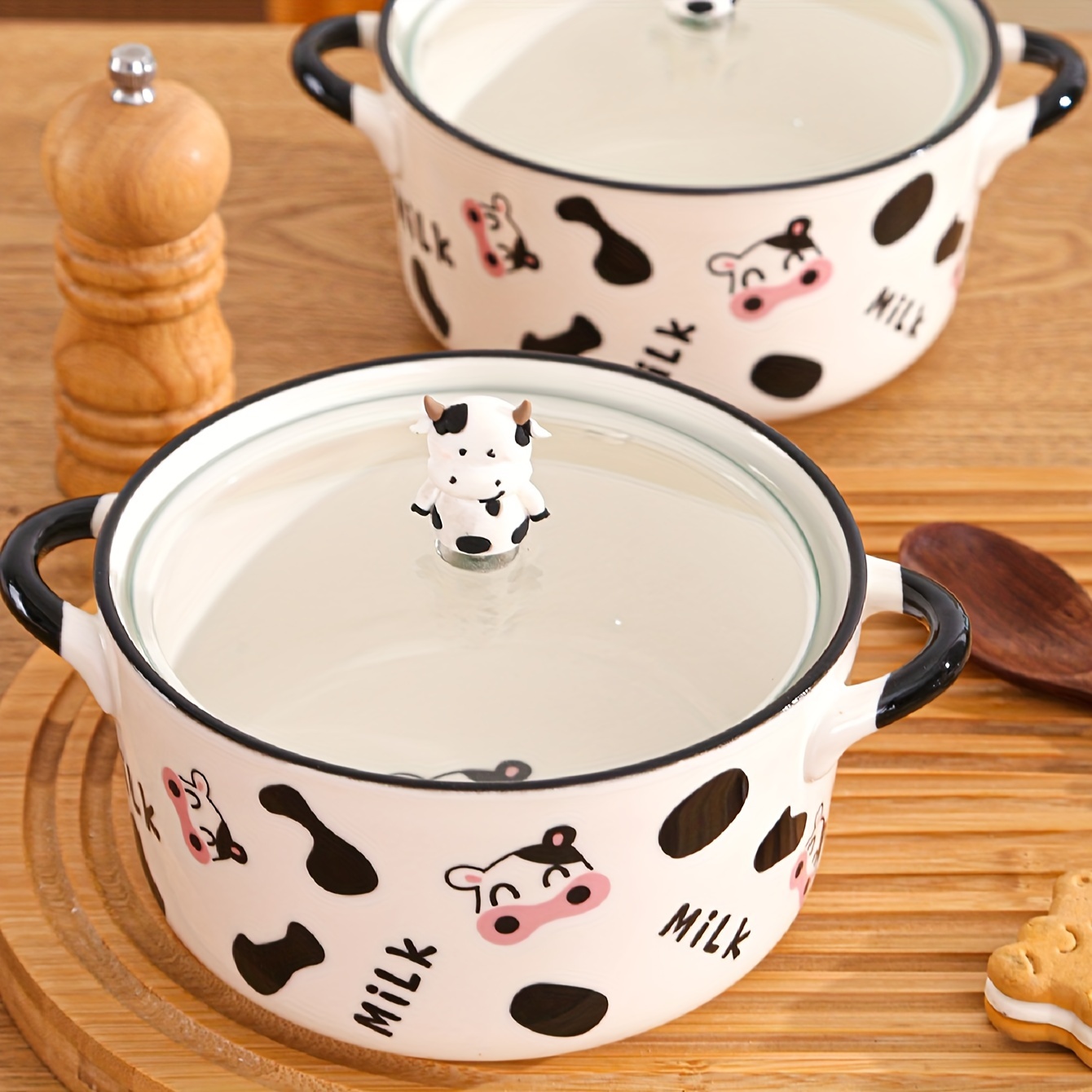 Ceramic Bowl With Lid, Creative Cute Soup Bowl, Rice Bowl, Instant Noodle  Bowl, Fruit Bowl, For Home Kitchen Restaurant Gathering, Kitchen Supplies,  Tableware Accessories - Temu